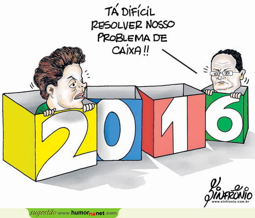 Dilma e Barbosa com problemas de caixa