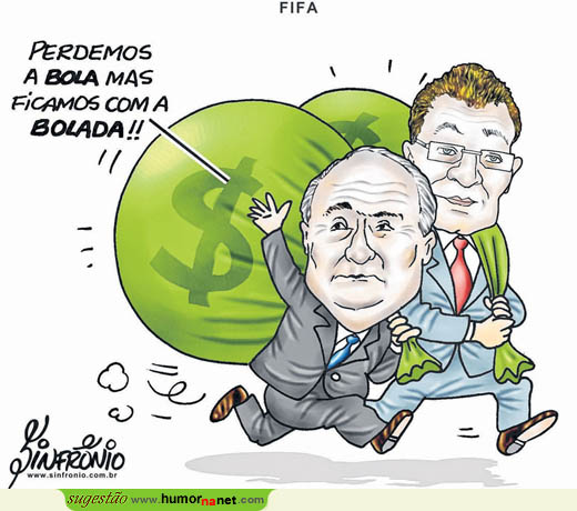 Blatter fica sem a FIFA mas encaixa um bolão