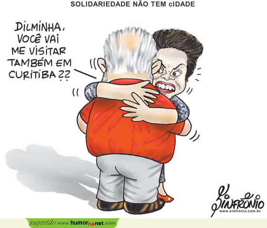 Dilma solidariza-se com Lula