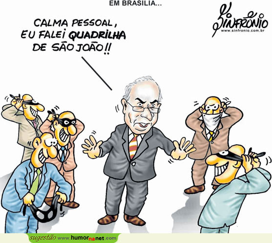 Eduardo Cunha acalma a quadrilha