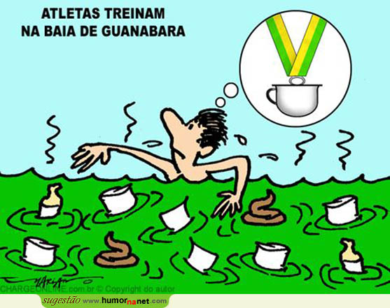 Rio 2016 - Atletas treinam na Baía de Guanabara
