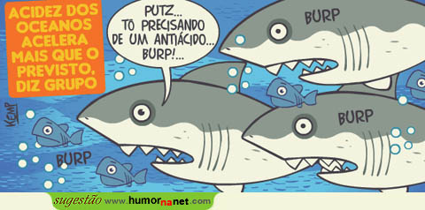Tubarões precisam de um antiácido