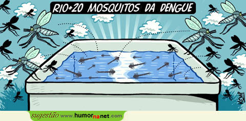 Mosquitos da Dengue também reuniram-se no Rio