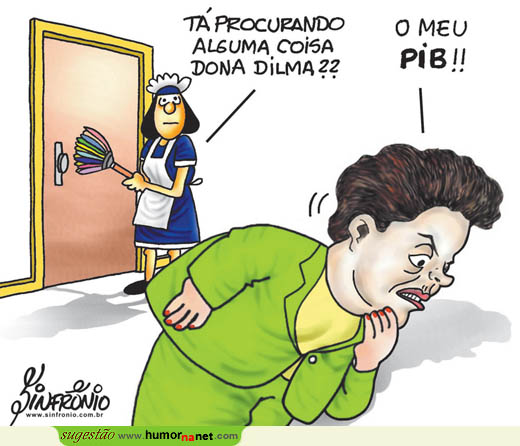 Dilma à procura do seu PIB...