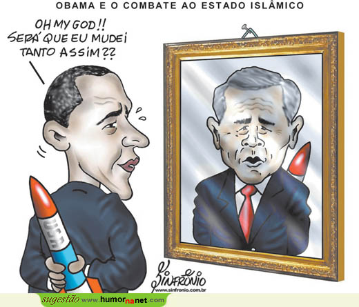 Obama vê-se ao espelho
