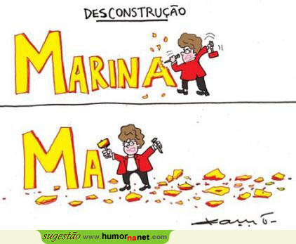 A desconstrução de Marina por Dilma