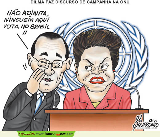 Dilma discursa na ONU em modo campanha