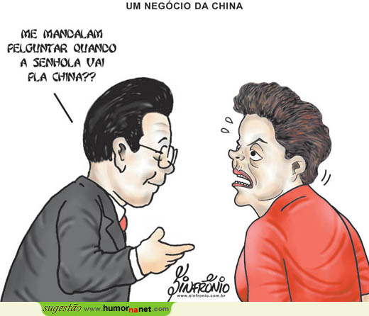 Dilma desejada na China