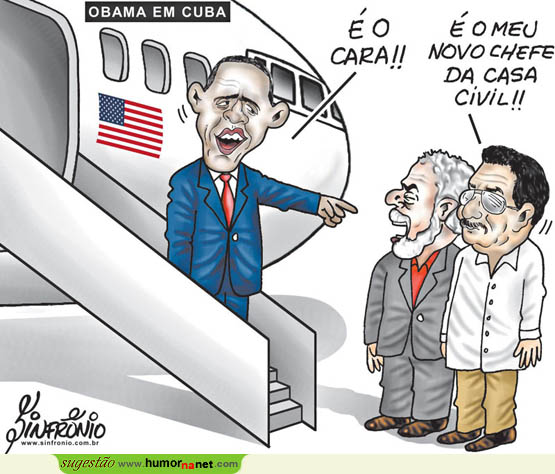 Obama em Cuba a fazer história