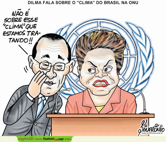 Dilma volta de Nova Iorque e vê a sua sala vazia...