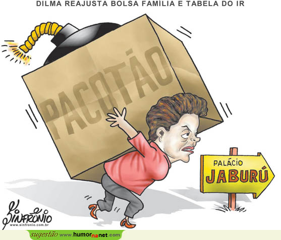 Dilma carrega grande pacotão