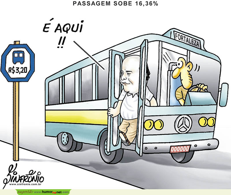 Fortaleza aumenta preços dos bilhetes de autocarro