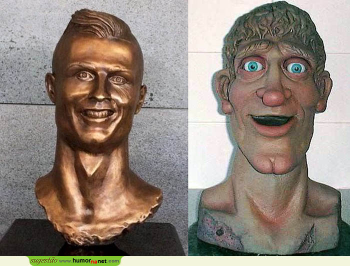 A reação do Art Attack ao novo busto de Ronaldo no Aeroporto da Madeira