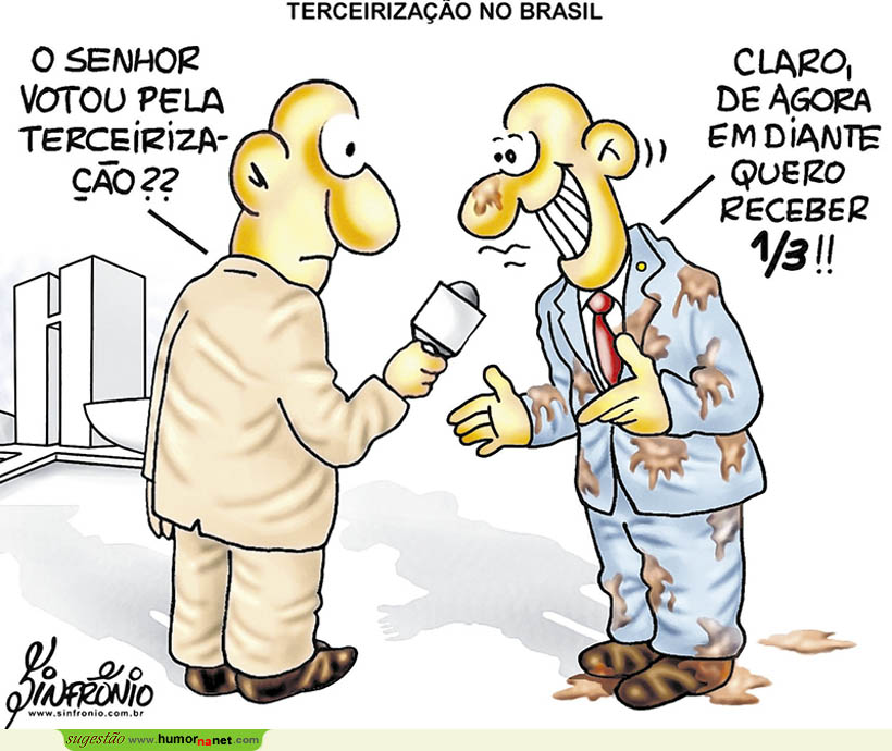 Brasil discute a terceirização do trabalho