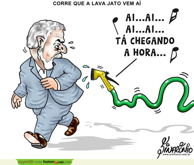 Lula perseguido pela pelo processo Lava Jato