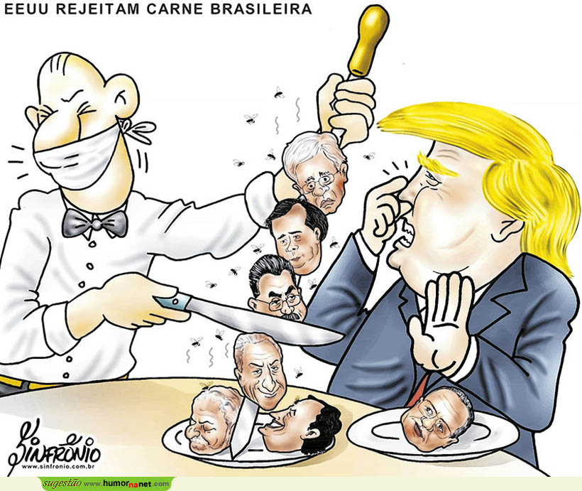 EUA proíbem carne brasileira 