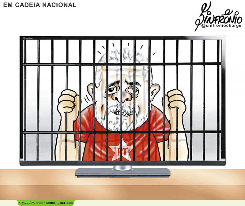 Lula em cadeia nacional